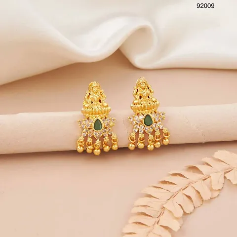 Stylish Brass Jhumkas For Women