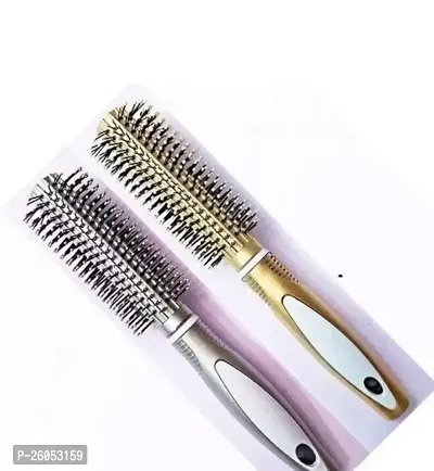 Round Hair Comb In Pack Of 2-thumb0