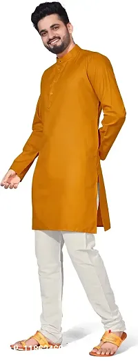 5Stitch Presents Men's Ethnic Kurta in Various Size in Multicolor Color with Full Sleeves and Button Closure with Round Henley-Collared Pattern Neck for Ethnic-thumb5