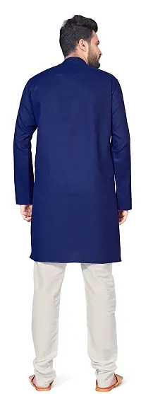 5Stitch Presents Men's Ethnic Kurta in Various Size in Multicolor Color with Full Sleeves and Button Closure with Round Henley-Collared Pattern Neck for Ethnic-thumb3