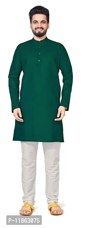 5Stitch Presents Men's Ethnic Kurta in Various Size in Multicolor Color with Full Sleeves and Button Closure with Round Henley-Collared Pattern Neck for Ethnic