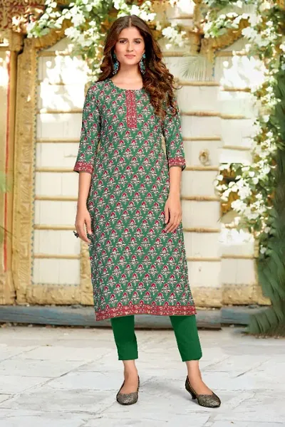 Stylish Designer Heavy Crepe Digital Printed Kurtis