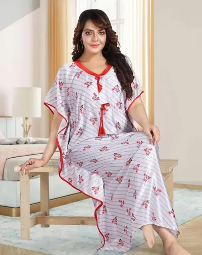 Must Have Satin Kaftan Women's Nightwear 