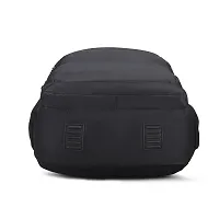 Stylish Black Nylon Unisex Backpack-thumb4