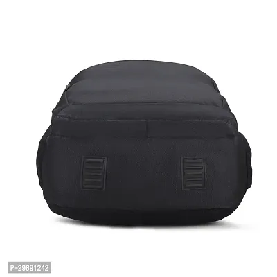 Stylish Black Nylon Unisex Backpack-thumb5