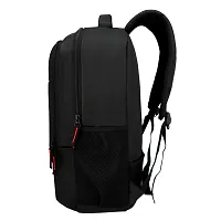 Stylish Black Polyester Unisex Backpack-thumb2