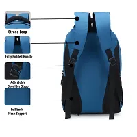 Stylish Blue Polyester Unisex Backpack-thumb4