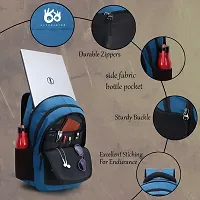 Stylish Blue Polyester Unisex Backpack-thumb2