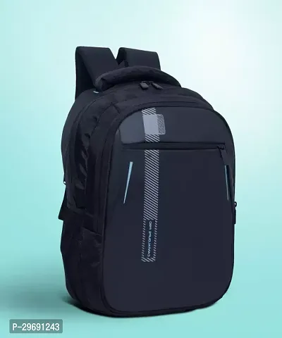 Stylish Black Polyester Unisex Backpack-thumb0