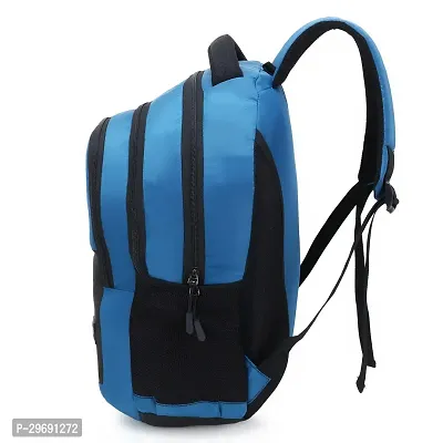 Stylish Blue Polyester Unisex Backpack-thumb2