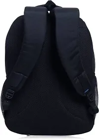 Stylish Black Nylon Unisex Backpack-thumb2