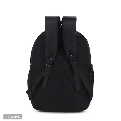 Stylish Black Polyester Unisex Backpack-thumb4