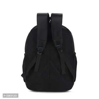 Stylish Black Polyester Unisex Backpack-thumb5