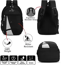 Waterproof Black Unisex Backpacks-thumb4