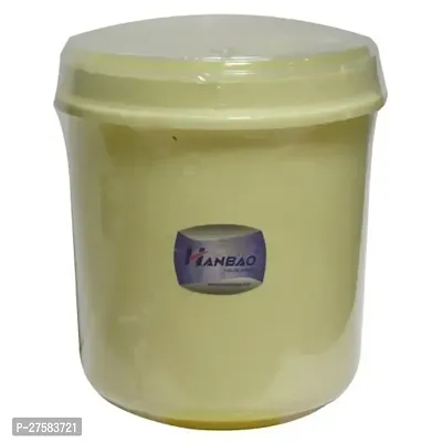 Stylish Yellow Plastic Jars And Containers 250 Ml Pack Of 1