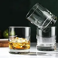 Whiskey Glasses-Premium 290ml Scotch Glasses Set of 6  Old Fashioned Whiskey Glasses for Scotch Lovers Style Glassware for Bourbon Rum glasses, Bar whiskey glasses,Clear-thumb3