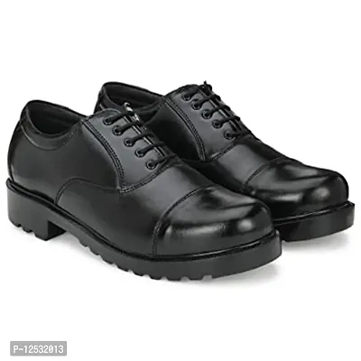 Mens real  leather black oxford formal shoes-thumb0