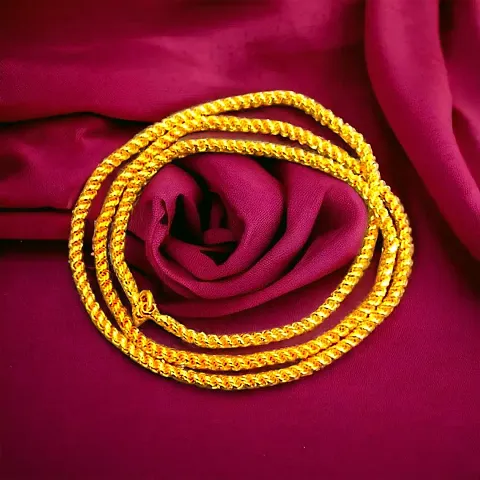 Traditional Murukku Chain 36 Inch Long Chain for Womens