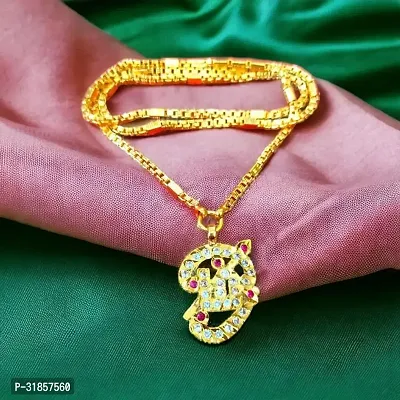 Traditional Impon Om Dollar Chain 24 Inch-thumb0