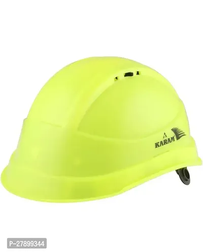 Helmet Shelmet Ratchet Type With Plastic Cradle  Green Color-thumb0