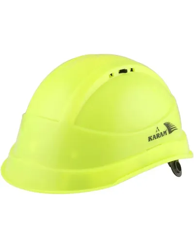 Helmet Shelmet Ratchet Type With Plastic Cradle  Green Color