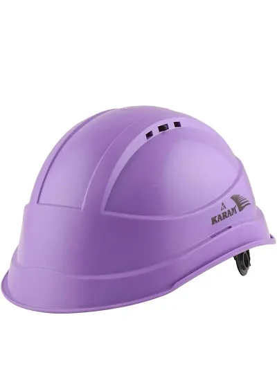 Helmet Shelmet Ratchet Type With Plastic Cradle  Purple Color