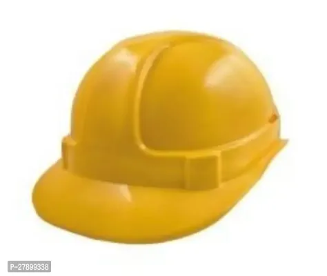 Helmet Shelmet Ratchet Type With Plastic Cradle  Yellow Color-thumb0