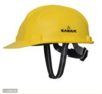 Helmet Shelmet Ratchet Type With Plastic Cradle  Yellow Color-thumb0