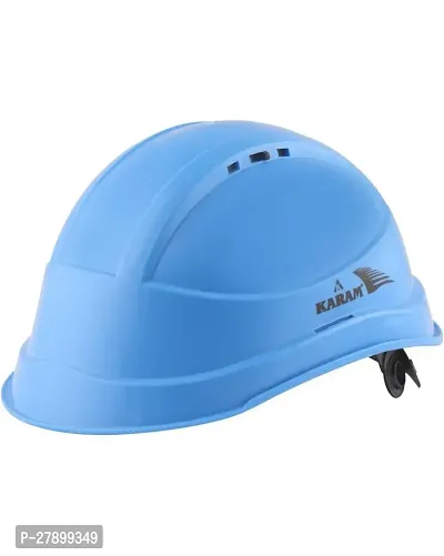 Helmet Shelmet Ratchet Type With Plastic Cradle  Blue Color-thumb0