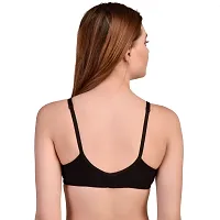 Stylish Fancy Cotton Blend Non-Padded Front Open Bras For Women-thumb1