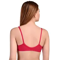 Pretty Bebo Trendy Designed Girls  Women Front-Open, Front-Hooked, Solid-Colored, Cotton-Blended, Half-Coverage, Party, Wedding, Casual, Occasional  Daily Wear Fancy Bra-thumb2