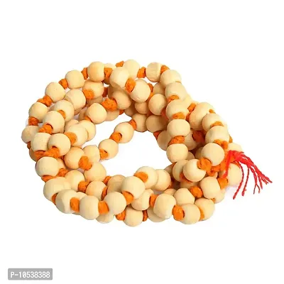 Realdivinas Hare Rama Hare Krishna Tulsi Rosary Prayer Meditation Wearing Japa Mala 108 Beads Original for Daily Mantra Jaap Chanting Mala. DV33-thumb0