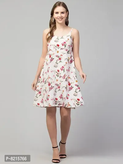 LLL FASHION Sleeveless Floral Dress for Women-thumb3