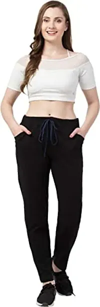 LLL FASHION Cotton Track Pants Trousers Pajama for Women Drawstring Stretchable Pant-thumb4