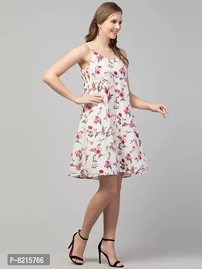 LLL FASHION Sleeveless Floral Dress for Women-thumb5