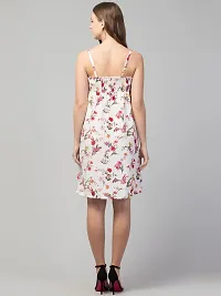 LLL FASHION Sleeveless Floral Dress for Women-thumb1