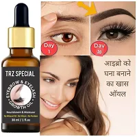 Eyebrow  Eyelash Growth Oil With Natural Ingredients For Long  Thick Eyebrows  Eyelashes-thumb1