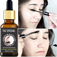 Eyebrow  Eyelash Growth Oil With Natural Ingredients For Long  Thick Eyebrows  Eyelashes-thumb2