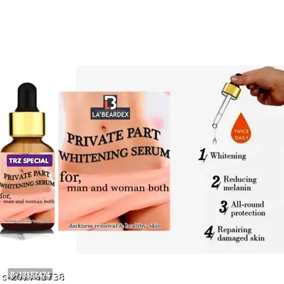 Intimate Whitening, Brightening Serum for Sensitive Skin of Bikini and Under arms, All Natural Ingredients  (30 ml)-thumb2