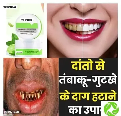 Teeth Whitening Charcoal Powder Gutkha Stain and Yellow Teeth Removal powder  (50 g)