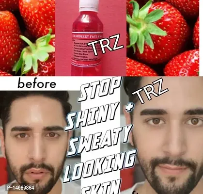 Strawberry Herbal Face Wash For Face Whitening,Brightening,Lightening  Repairs Skin