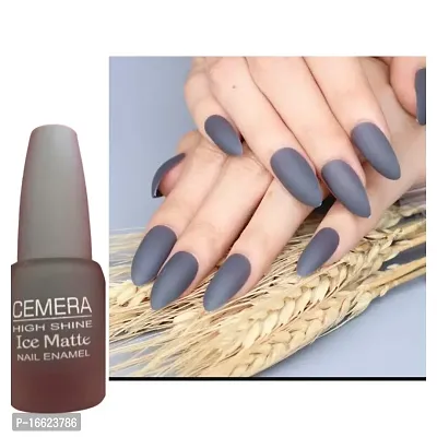 SUPER DUPER COLOR COMBO Nail Polish Combo Of Three Grey,Black , Maroon-thumb3