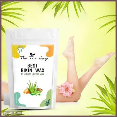 The Wellness Shop - Best Bikini Wax - 10 Minutes Herbal Wax Powder Easy to use at home, No chemicals - No Irritation, No Skin rashes for Women and Girls 50gm