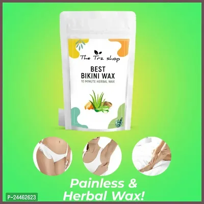 The Wellness Shop - Best Bikini Wax - 10 Minutes Herbal Wax Powder Easy to use at home, No chemicals - No Irritation, No Skin rashes for Women and Girls 50gm-thumb4