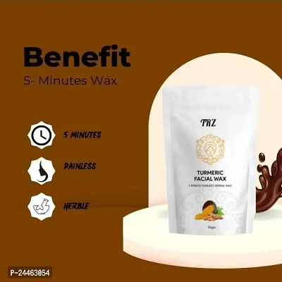 Chocolate Hair Removal Powder - 10 Min Face  Wax for Women