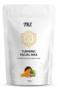 Buy One Get One Free Maha Dhamaka Sale Offer  TRZ  Turmeric Facial Hair Removal Face Wax Powder for women and men, all type of skin-thumb1