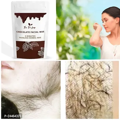 Waxing Powder | Wax Powder | Instant Hair Removal Powder | Chocolate Flavours | Women | Men | Zero Pain | No Side Effects | All Types Skin | Best For Face And Private Parts