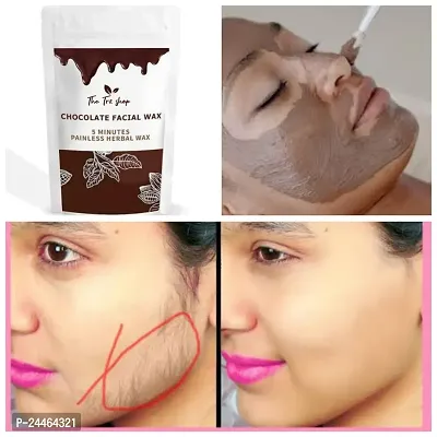 Waxing Powder | Wax Powder | Instant Hair Removal Powder | Chocolate Flavours | Women | Men | Zero Pain | No Side Effects | All Types Skin | Best For Face And Private Parts-thumb2