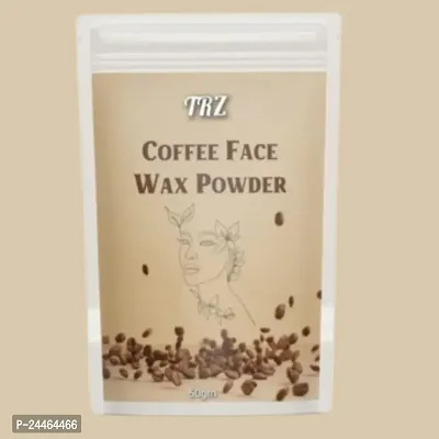 Coffee Facial Hair Removal Wax Powder - 100% Herbal -  Remove Unwanted Facial Hair (Natural, Painless) Solution-thumb2