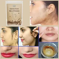 Coffee Facial Hair Removal Wax Powder - 100% Herbal -  Remove Unwanted Facial Hair (Natural, Painless) Solution-thumb2